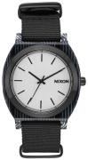 Nixon Herreklokke A3272345-00 The Time Teller Sølvfarget/Tekstil