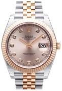 Rolex Herreklokke 126331-0008 Datejust 41 Rosegullfarget/18 karat