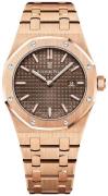 Audemars Piguet Dameklokke 67650OR.OO.1261OR.01 Royal Oak Brun/18