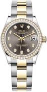 Rolex Dameklokke 278383RBR-0021 Datejust 31 Grå/18 karat gult gull