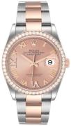 Rolex Dameklokke 126281RBR-0016 Datejust 36 Rosegullfarget/18 karat