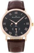 Blancpain Herreklokke 6606-3630-55B Villeret Ultraflach Sort/Lær