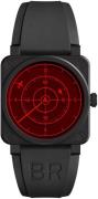 Bell & Ross Herreklokke BR-03-92-RED-RADAR-CERAMIC Br 03-92