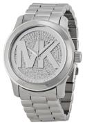 Michael Kors Dameklokke MK5544 Runway Sølvfarget/Stål Ø45 mm