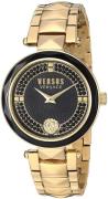 Versus by Versace Dameklokke VSPCD2617 Sort/Gulltonet stål Ø36 mm