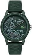 Lacoste 12.12 Herreklokke 2011023 Grønn/Gummi Ø42 mm