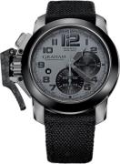 Graham Chronofighter Herreklokke 2CCAC.S01A Grå/Tekstil Ø47 mm