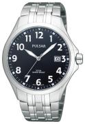 Pulsar Sport Herreklokke PS9093X1 Sort/Stål Ø40 mm