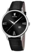 Festina Dress Herreklokke F16824-4 Sort/Lær Ø41 mm