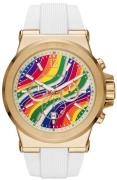 Michael Kors Dylan Herreklokke MK8897 Flerfarget/Gummi Ø48 mm