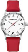 Wenger 99999 Herreklokke 01.1641.105 Hvit/Gummi Ø42 mm