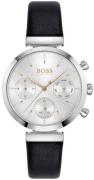 Hugo Boss 99999 Dameklokke 1502528 Sølvfarget/Lær Ø36 mm