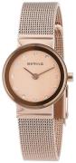 Bering Classic Dameklokke 10122-366 Rosegullfarget/Rose-gulltonet