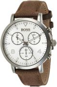 Hugo Boss 99999 Herreklokke 1513690 Sølvfarget/Lær Ø42 mm