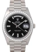 Rolex Day-Date 40 Herreklokke 228349RBR-0003 Sort/Platina Ø40 mm