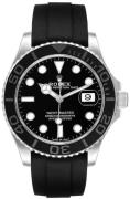 Rolex Yacht-Master 42 Herreklokke 226659-0002 Sort/Gummi Ø42 mm