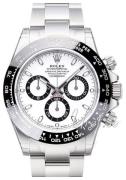 Rolex Cosmograph Daytona Herreklokke 116500LN-0001 Hvit/Stål Ø40 mm