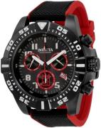 Invicta Jason Taylor Herreklokke 33217 Sort/Gummi Ø51 mm