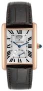 Cartier Tank Louis Herreklokke W1560003 Sølvfarget/Lær