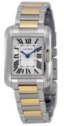 Cartier Tank Anglaise Dameklokke W5310046 Sølvfarget/18 karat gult