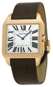 Cartier Santos Dumont Herreklokke W2006951 Beige/Lær 35x29 mm