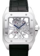 Cartier Santos 100 Herreklokke W2020018 Skjelettkuttet/Lær