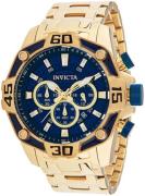 Invicta Pro Diver Herreklokke 33846 Blå/Gulltonet stål Ø52 mm