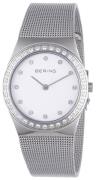 Bering Classic Dameklokke 12430-000 Hvit/Stål Ø30 mm