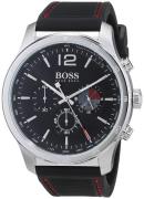 Hugo Boss Chronograph Herreklokke 1513525 Sort/Gummi Ø42 mm