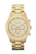 Michael Kors Layton Herreklokke MK8214 Champagnefarget/Gulltonet