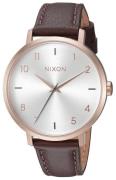 Nixon 99999 Dameklokke A10912369-00 Hvit/Lær Ø38 mm