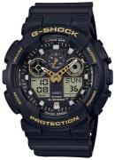 Casio G-Shock Herreklokke GA-100GBX-1A9ER LCD/Resinplast Ø55 mm