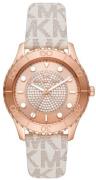 Michael Kors Dameklokke MK6980 Runway Rosegullfarget/PVC