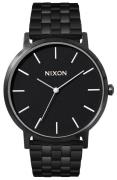 Nixon Herreklokke A1057756-00 Sort/Stål Ø40 mm