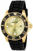 Invicta Herreklokke 90302 Pro Diver Gulltonet/Gummi Ø44 mm