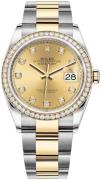 Rolex Dameklokke 126283RBR-0004 Datejust 36 Gulltonet/18 karat gult