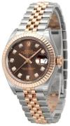 Rolex Dameklokke 279171-0011 Lady-Datejust 28 Brun/18 karat rosé