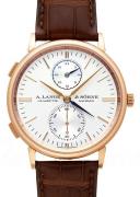 A. Lange & Söhne Herreklokke 386.032 Saxonia Sølvfarget/Lær