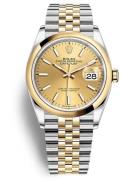 Rolex Herreklokke 126203-0015 Datejust 36 Champagnefarget/Stål Ø36