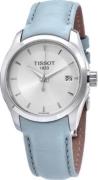 Tissot Dameklokke T035.210.16.031.02 Couturier Sølvfarget/Lær Ø32