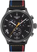 Tissot Herreklokke T116.617.37.051.02 T-Sport Sort/Lær Ø45 mm