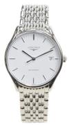 Longines Herreklokke L4.860.4.12.6 Grande Classique Hvit/Stål Ø35 mm