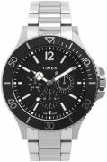 Timex Herreklokke TW2U13100 Sort/Stål Ø43 mm