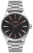 Nixon A4502064-00 The Sentry Sort/Stål Ø38 mm