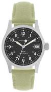 Hamilton Dameklokke H69319933 Khaki Sort/Lær Ø33 mm