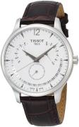 Tissot Herreklokke T063.637.16.037.00 Tradition Hvit/Lær Ø42 mm