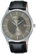 Pulsar Herreklokke PS9545X1 Grå/Lær Ø41 mm