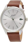 Lacoste Herreklokke 2011052 Sølvfarget/Lær Ø42 mm