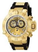 Invicta Herreklokke 5517 Subaqua Gulltonet/Gummi Ø50 mm