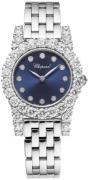 Chopard Dameklokke 10A377-1002 Diamond Hour Blå/18 karat hvitt gull